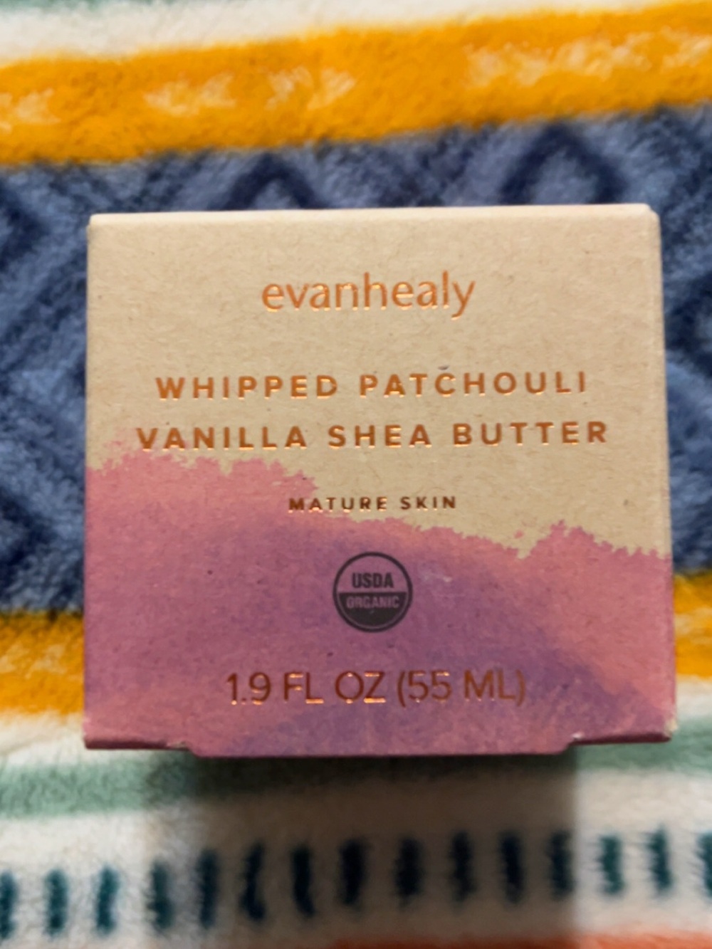 evanhealy Whipped Patchouli Vanilla Shea Butter - Pink & Cream Box